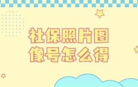 以前的社保照片图像号怎么获取