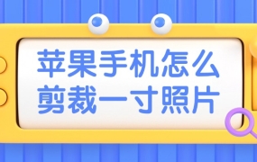 苹果手机剪裁一寸照片尺寸