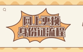 网上申请换身份证流程