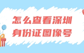 怎么查看深圳身份证图像号