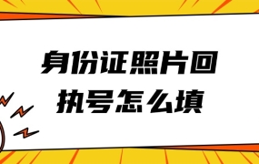 身份证回执编号前面的星号要填写吗